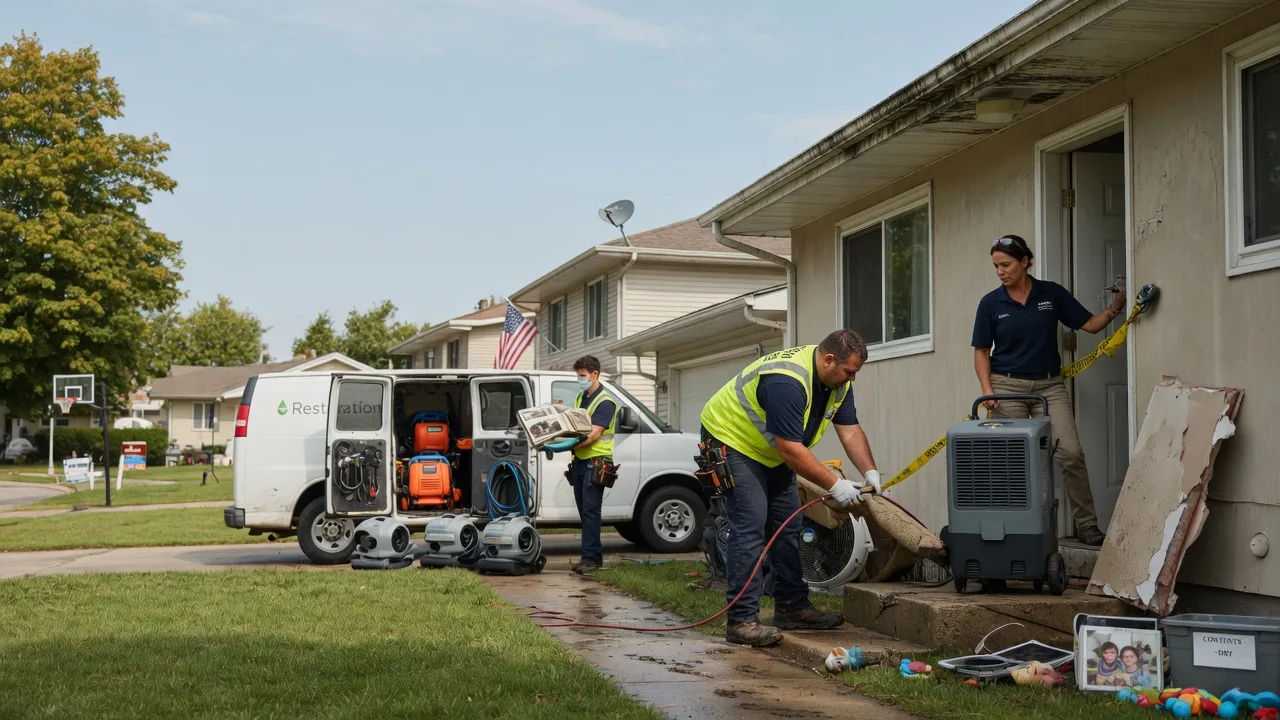 Water Damage Restoration in Oberon, ND near me